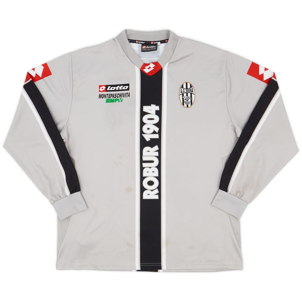 2001-02 AC Siena Lotto Training L/S Shirt - 6/10 - (XL)