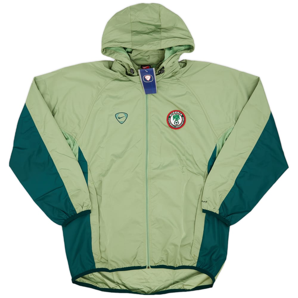2000-02 Nigeria Player Issue Nike Hooded Rain Jacket (L)