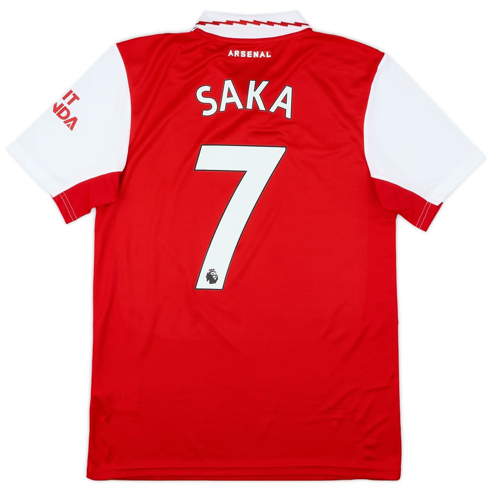 2022-23 Arsenal Home Shirt Saka #7 - 10/10 - (S)