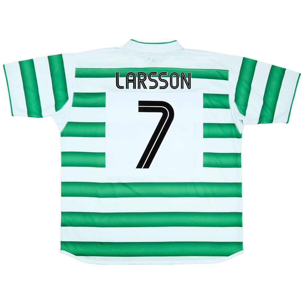 2003-04 Celtic Home Shirt Larsson #7 - 8/10 - (XXL)