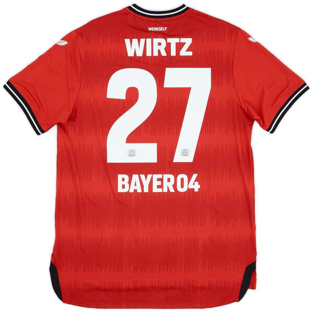 2022-23 Bayer Leverkusen Player Issue Pro Home Shirt Wirtz #27 (L)