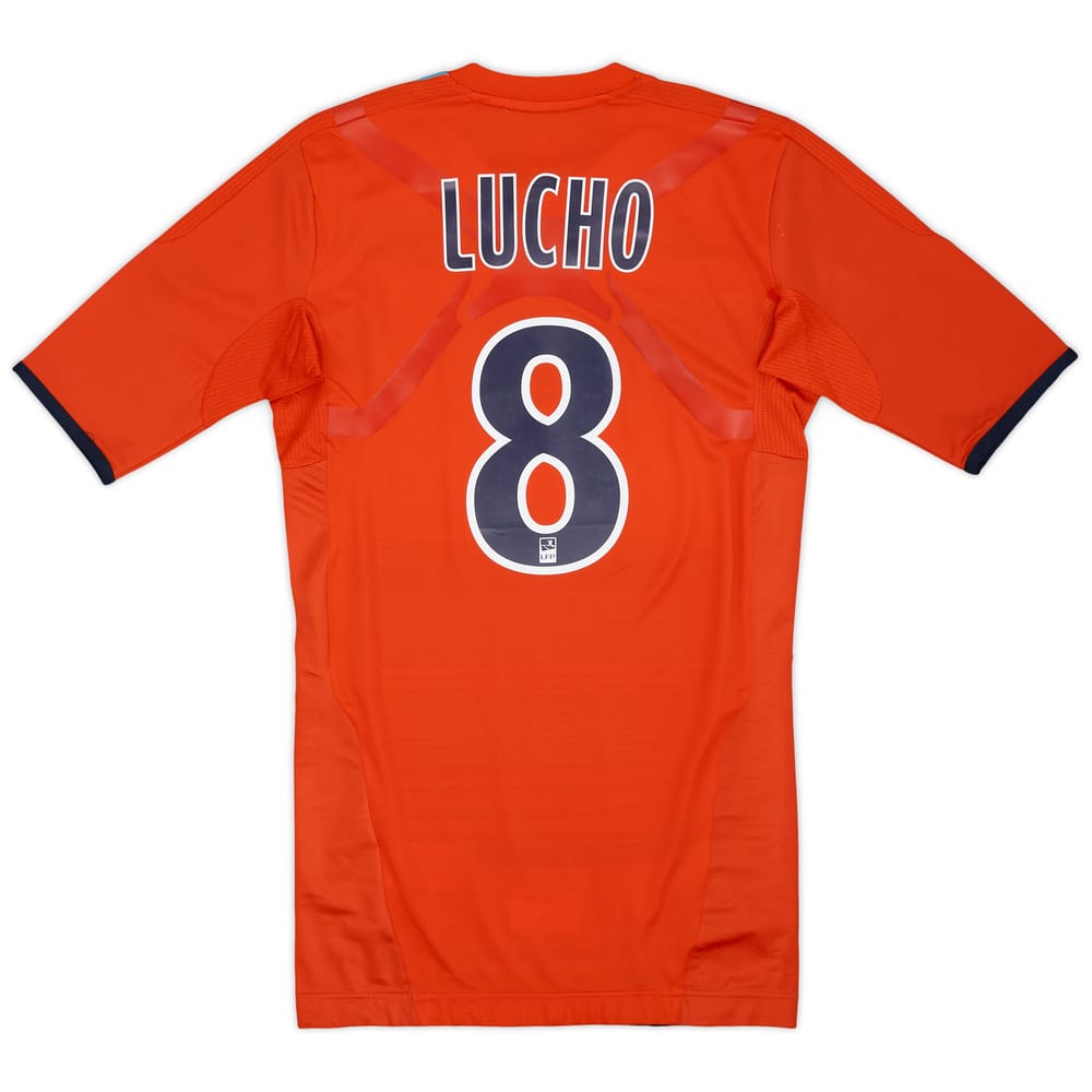 2011-12 Olympique Marseille Player Issue TechFit Third Shirt Lucho #8 - 9/10 - (M)
