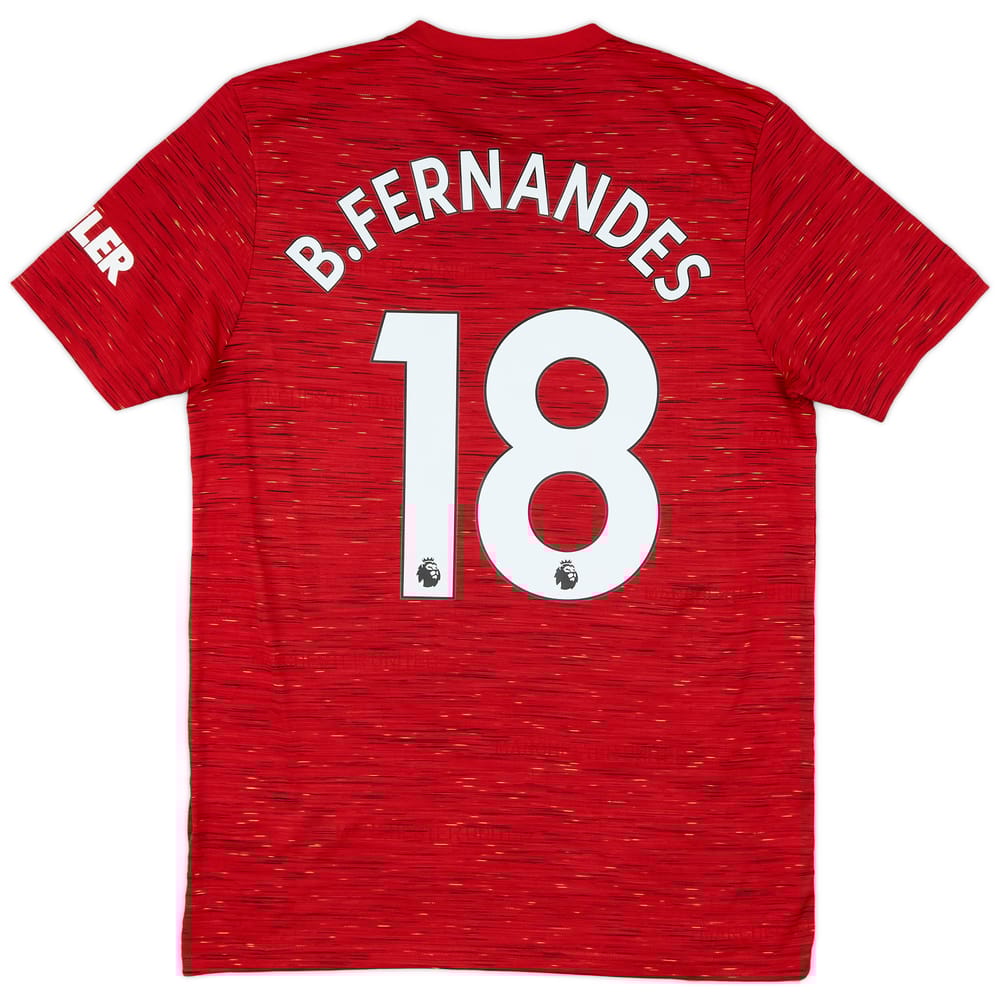 2020-21 Manchester United Home Shirt B.Fernandes #18 - 9/10 - (M)
