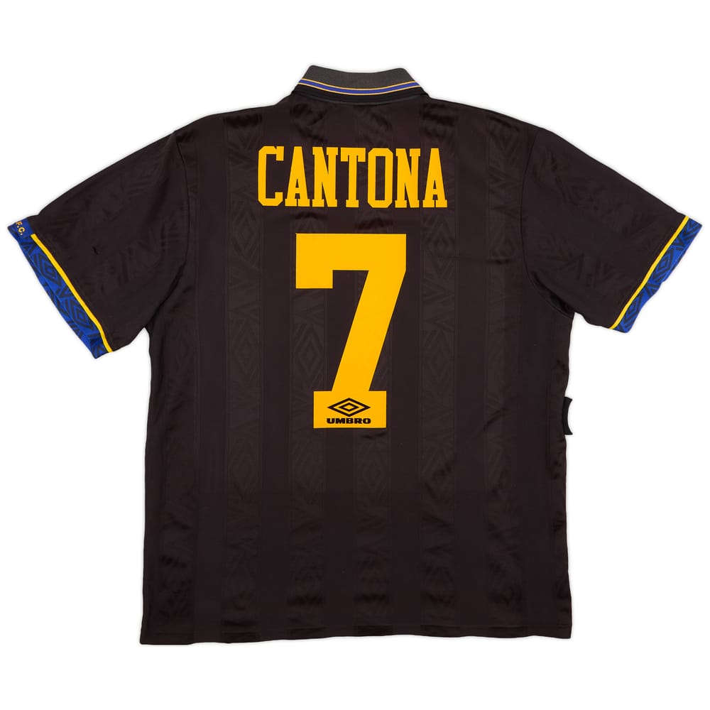 1993-95 Manchester United Away Shirt Cantona #7 - 6/10 - (L)
