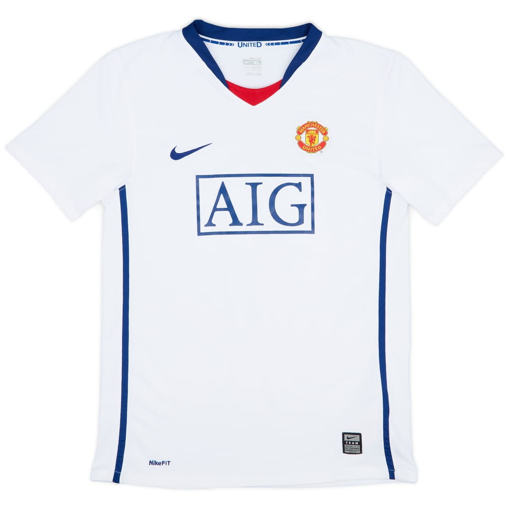 2008-10 Manchester United Away Shirt - 8/10 - (XL.Boys)