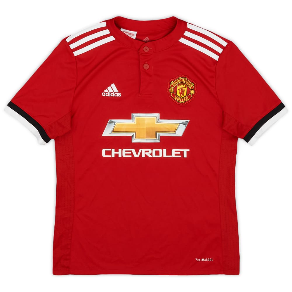 2017-18 Manchester United Home Shirt - 10/10 - (M.Boys)