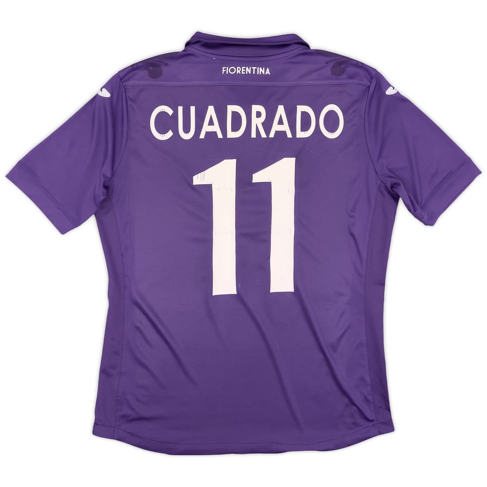 2013-14 Fiorentina Home Shirt Cuadrado #7 - 4/10 - (S)