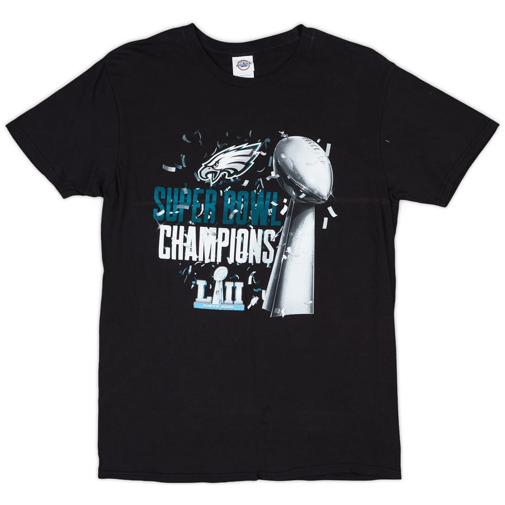 2018 Philadelphia Eagles Super Bowl LII Champions Graphic Tee - 8/10 - (L)
