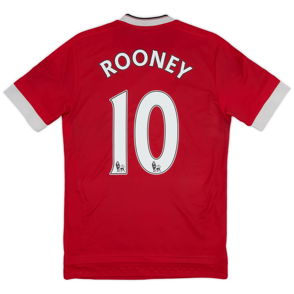 2015-16 Manchester United Home Shirt Rooney #10 - 5/10 - (XS)