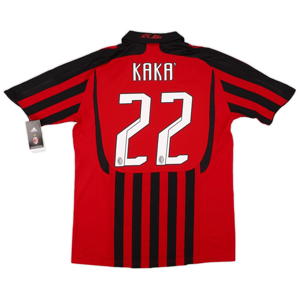2007-08 AC Milan Home Shirt Kaka #22 (L)
