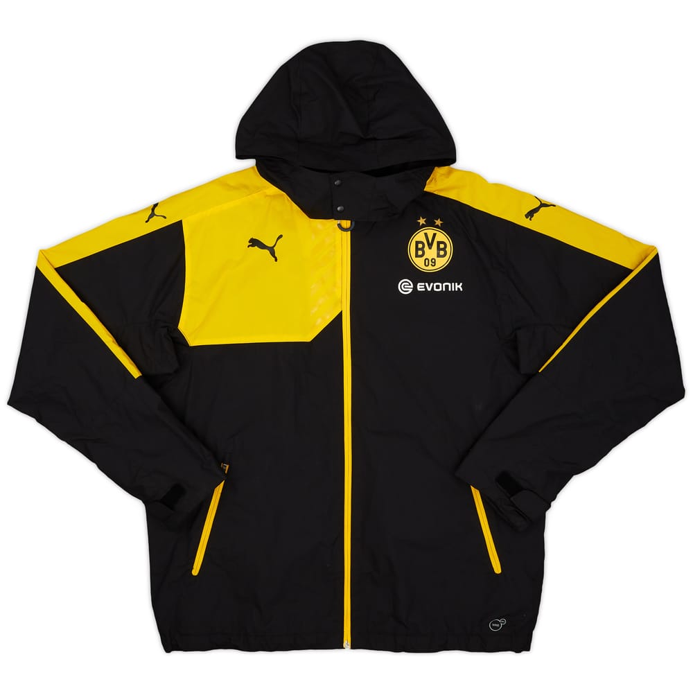 2015-16 Borussia Dortmund Puma Hooded Rain Jacket - 10/10 - (XL)