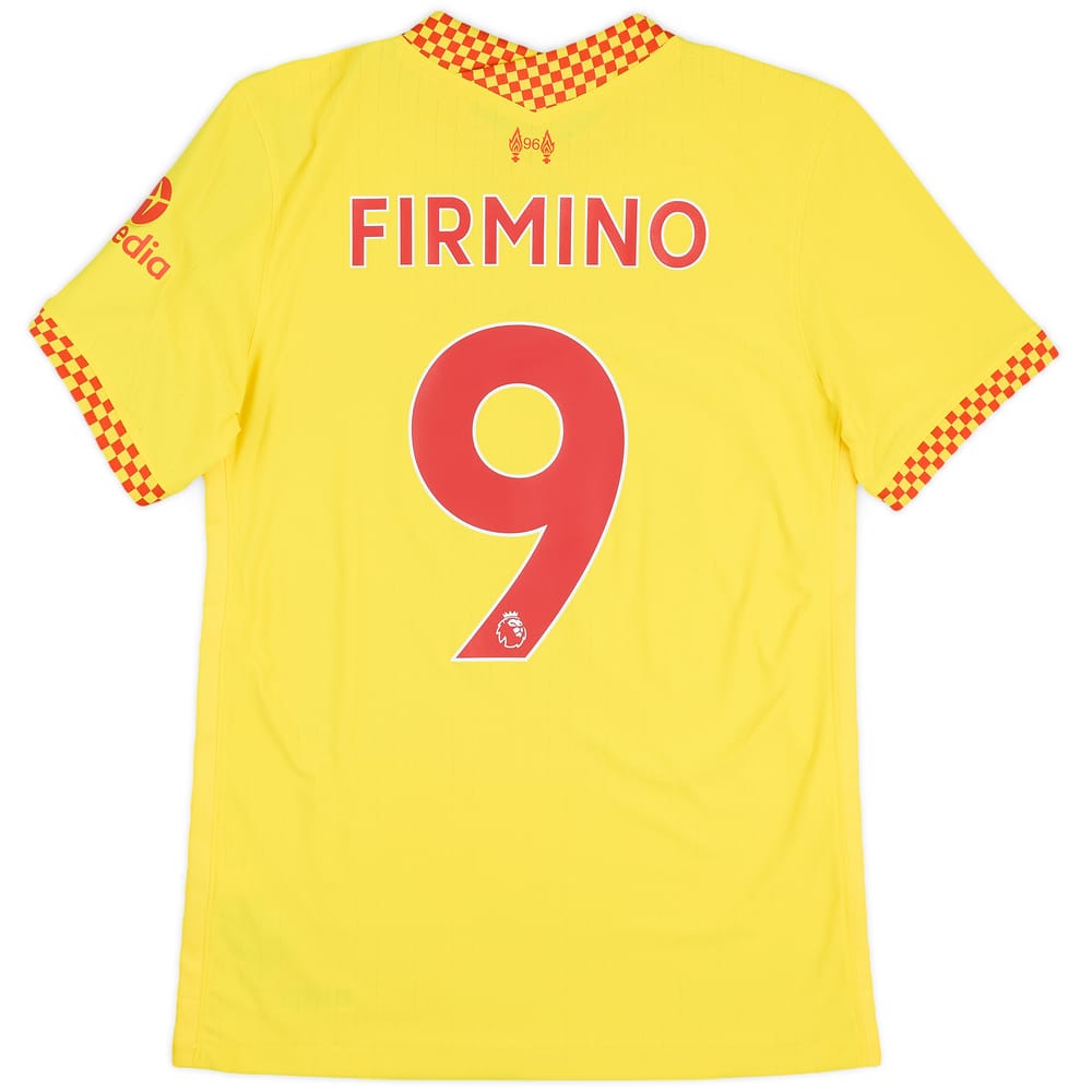 2021-22 Liverpool Authentic Third Shirt Firmino #9 - 10/10 - (S)