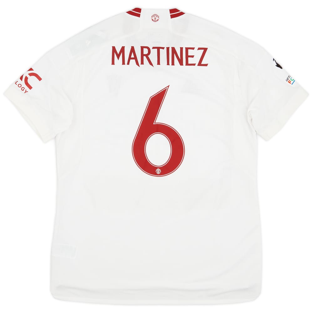 2023-24 Manchester United Third Shirt Martinez #6 (L)