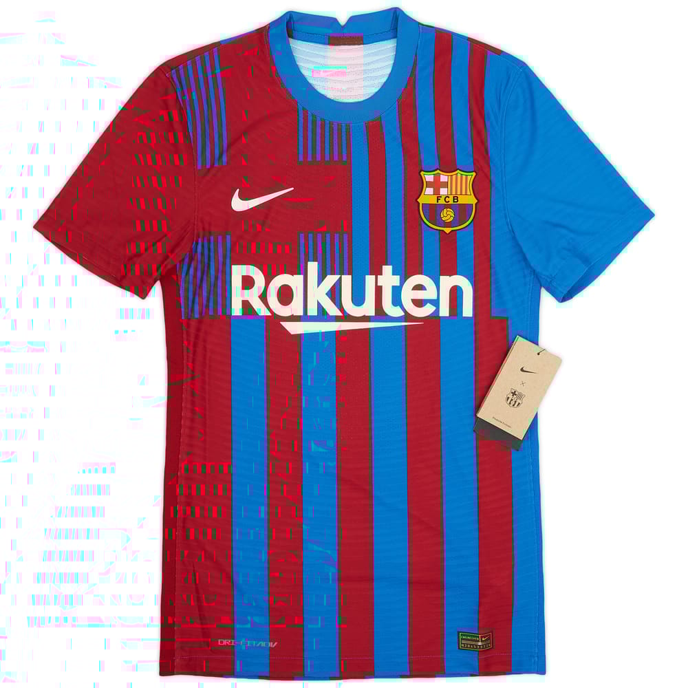 2021-22 Barcelona Authentic Home Shirt (XS)