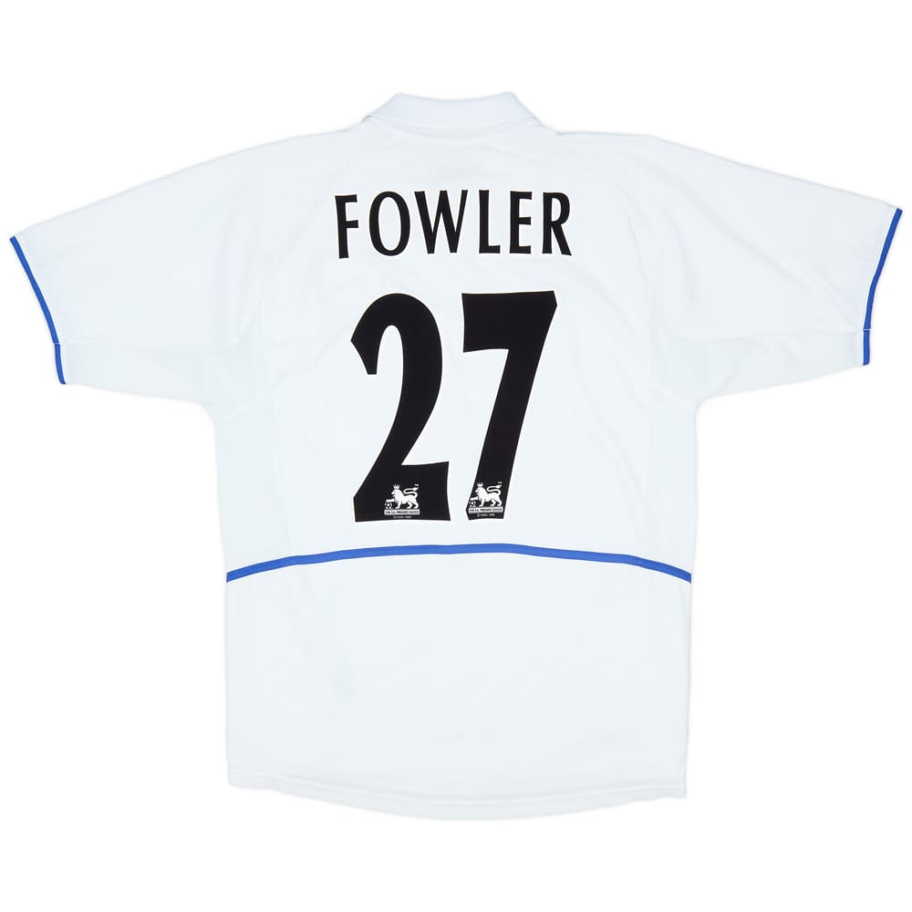 2002-03 Leeds United Home Shirt Fowler #27 - 8/10 - (M)