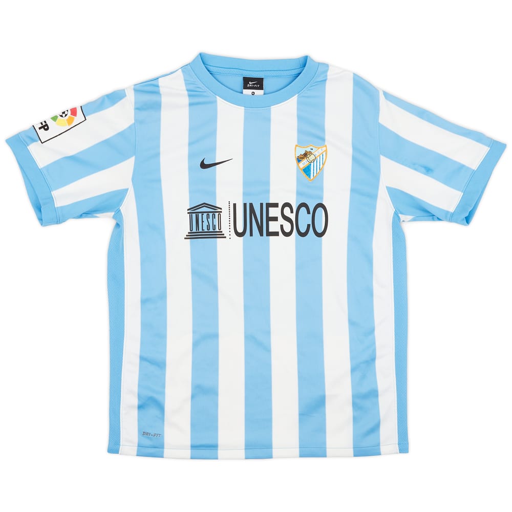 2011-12 Malaga Home Shirt - 7/10 - (XL.Boys)