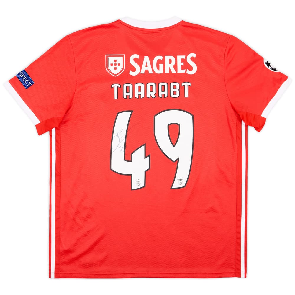 2019-20 Benfica Champions League Signed Home Shirt Taarabt #49 - 9/10 - (XL)