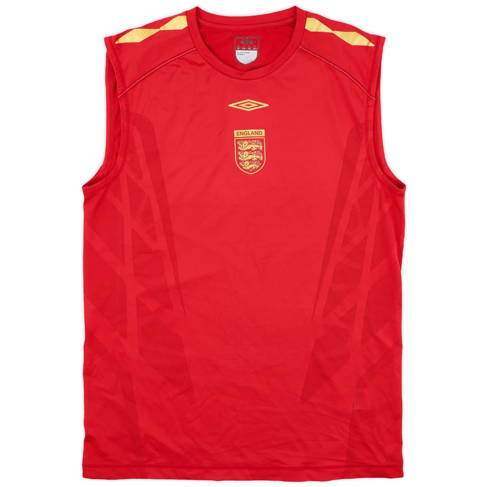 2008-10 England Umbro Training Vest - 8/10 - (XL)