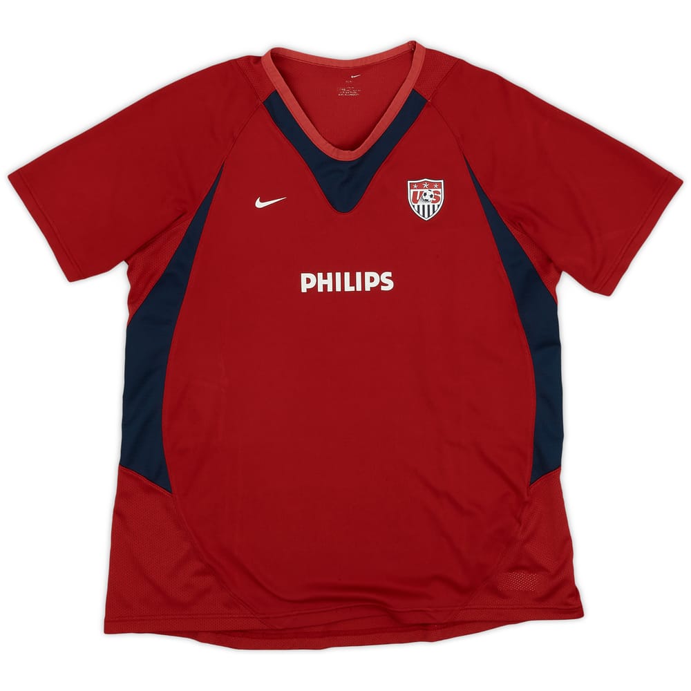 2005-06 USA Nike Training Shirt - 8/10 - (XL.Boys)