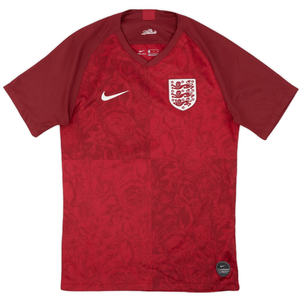 2019 England Lionesses Away Shirt - 9/10 - (Men's S)