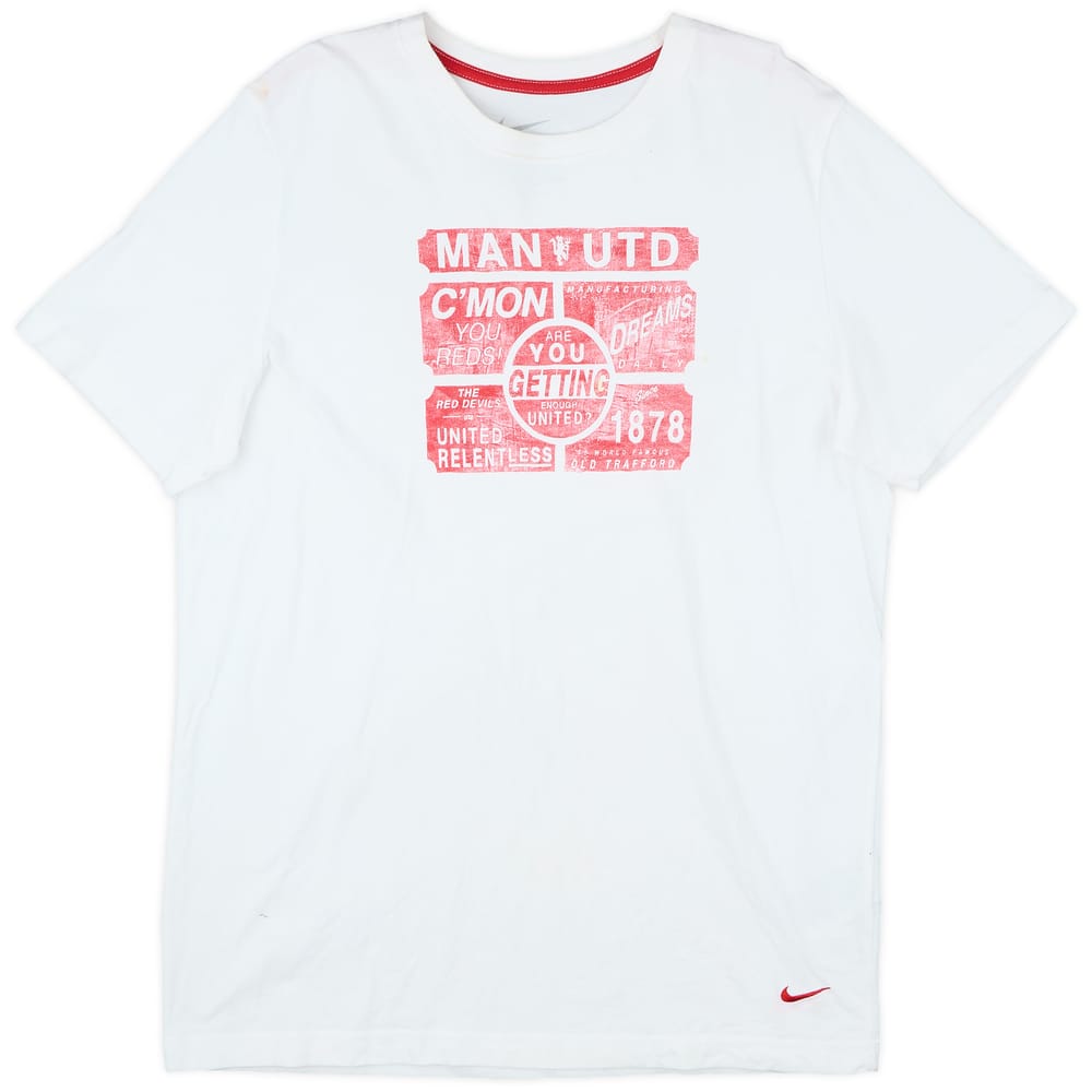 2012-13 Manchester United Nike Graphic Tee - 6/10 - (XL)