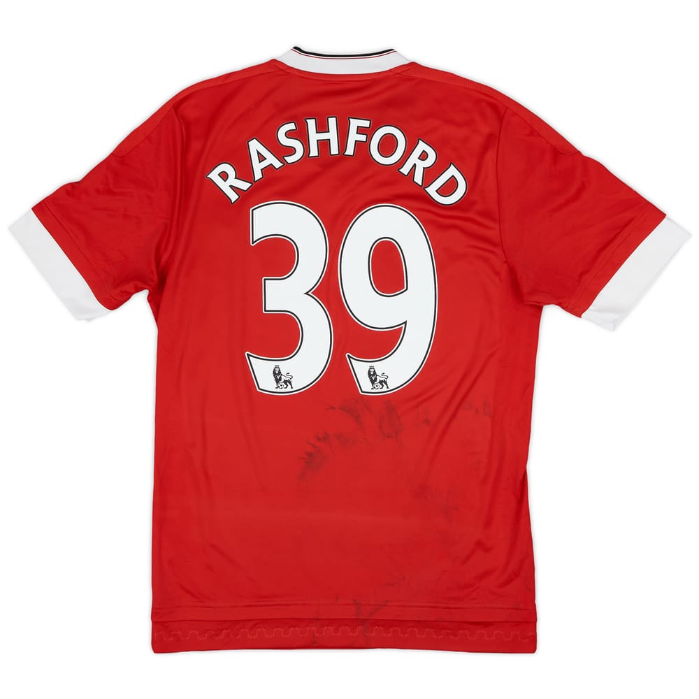 2015-16 Manchester United Home Shirt Rashford #39 - 4/10 - (S)