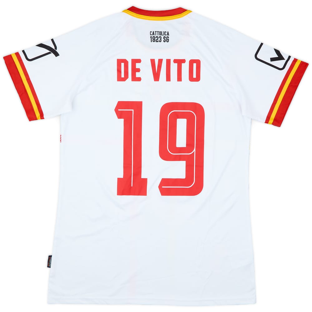 2021-22 Cattolica Away Shirt De Vito #19 - 10/10 - (L)
