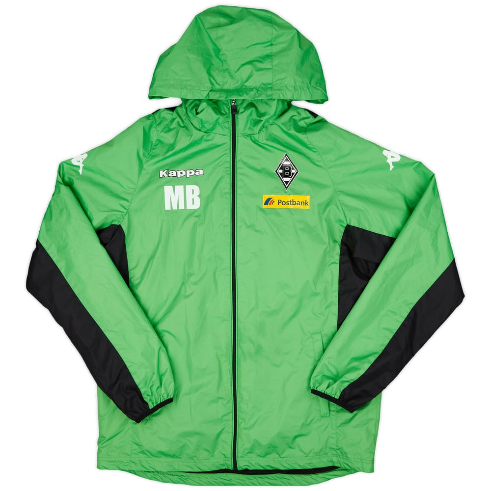 2013-14 Borussia Monchengladbach Staff Issue Kappa Hooded Rain Jacket MB - 8/10 - (M)