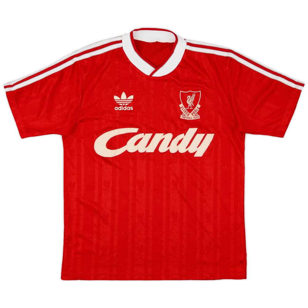 1988-89 Liverpool Home Shirt - 8/10 - (M)