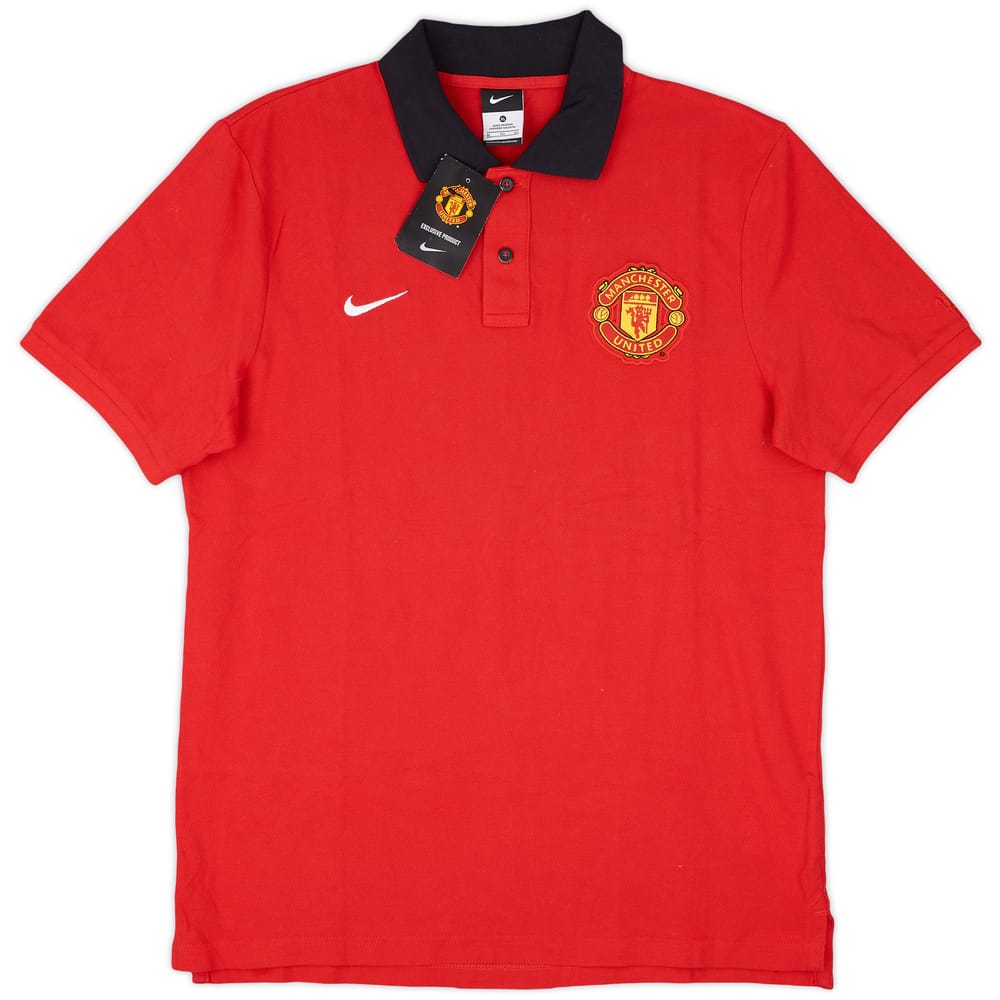 2013-14 Manchester United Nike Polo Shirt (XL)