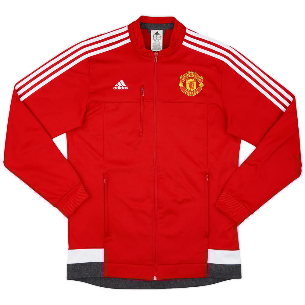 2015-16 Manchester United adidas Track Jacket - 8/10 - (M)