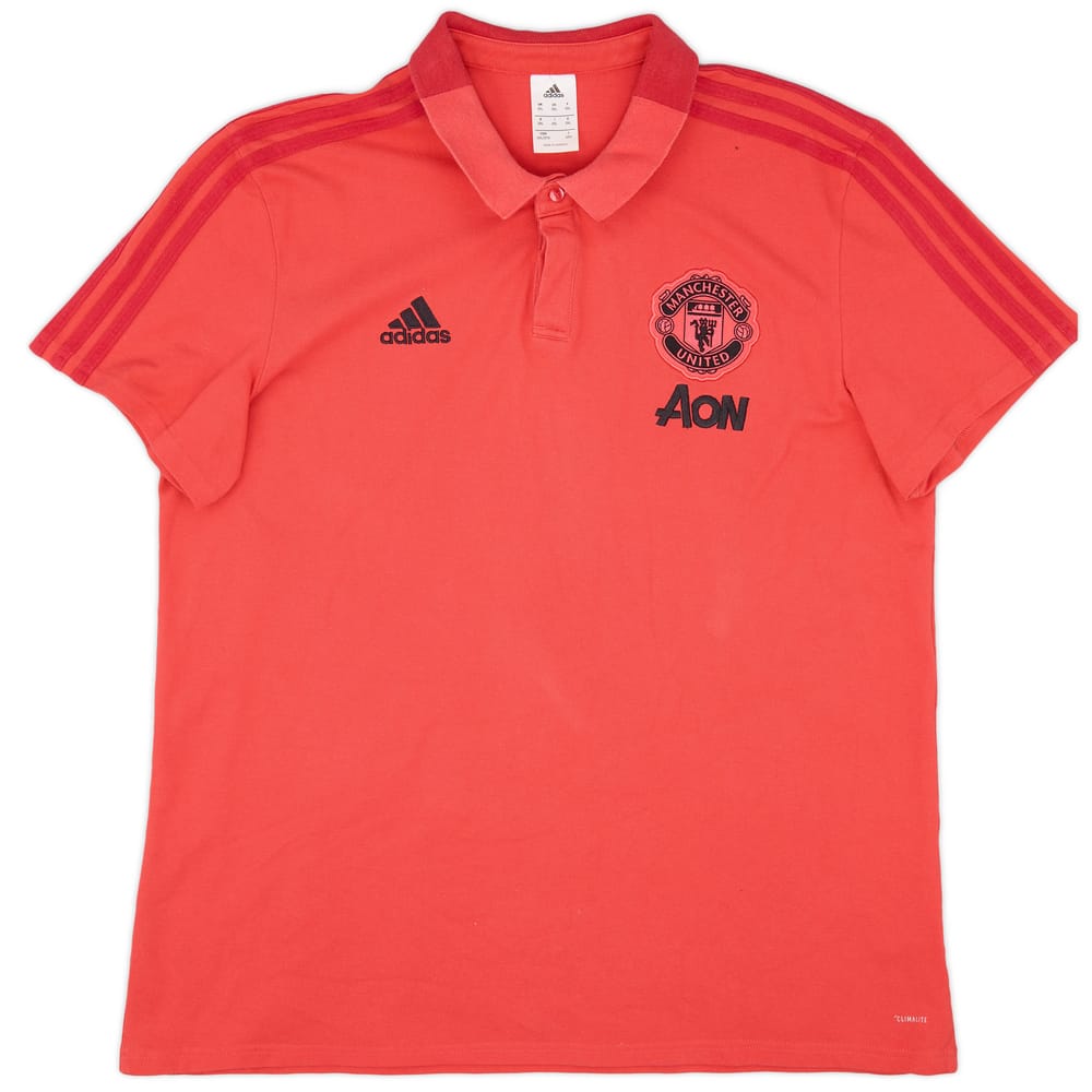 2018-19 Manchester United adidas Polo Shirt - 9/10 - (XXL)
