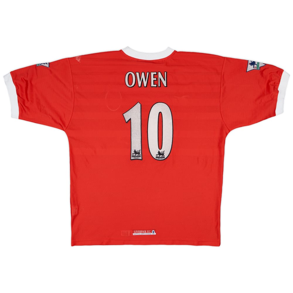 1998-00 Liverpool Home Shirt Owen #10 - 5/10 - (L)