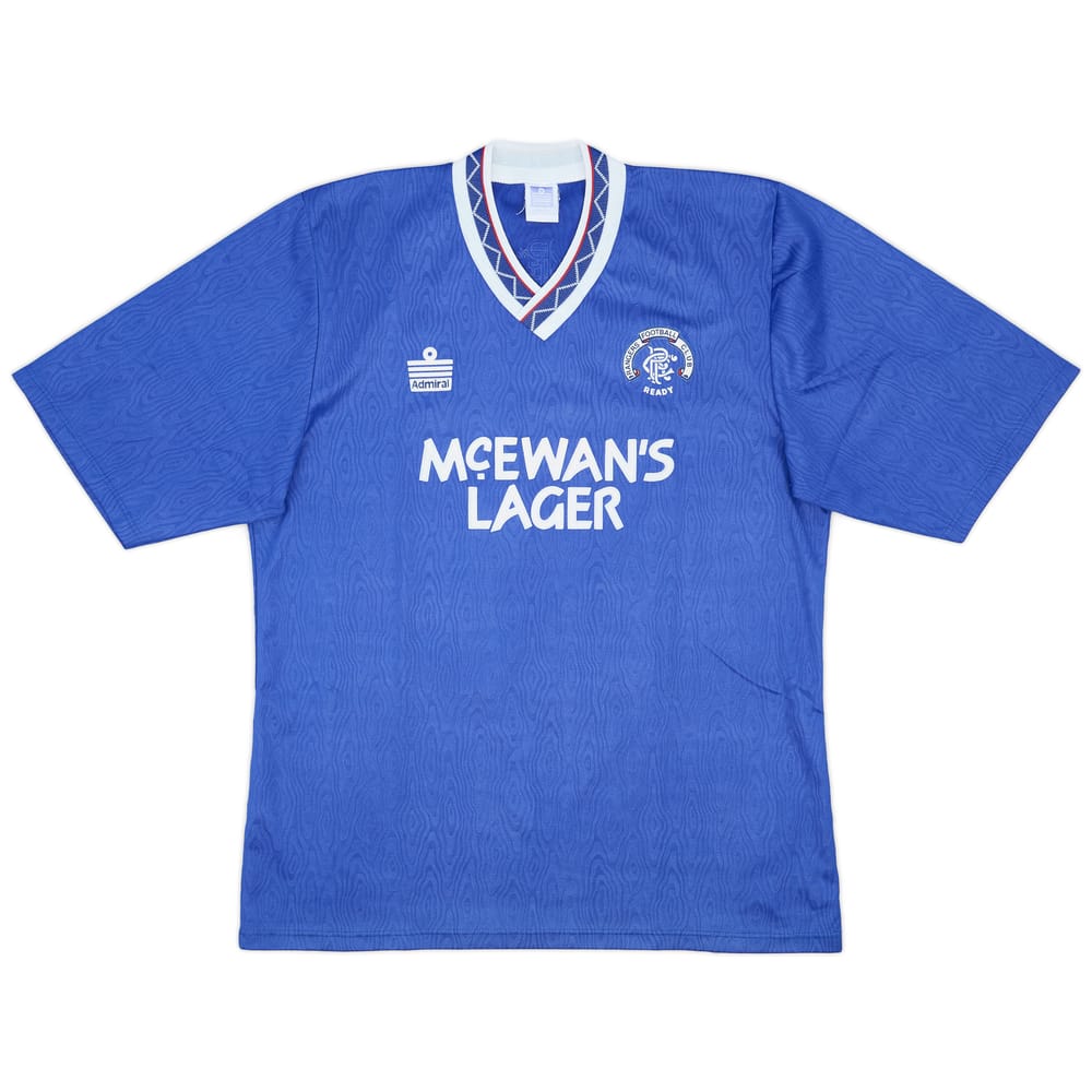 1990-92 Rangers Home Shirt - 8/10 - (L)