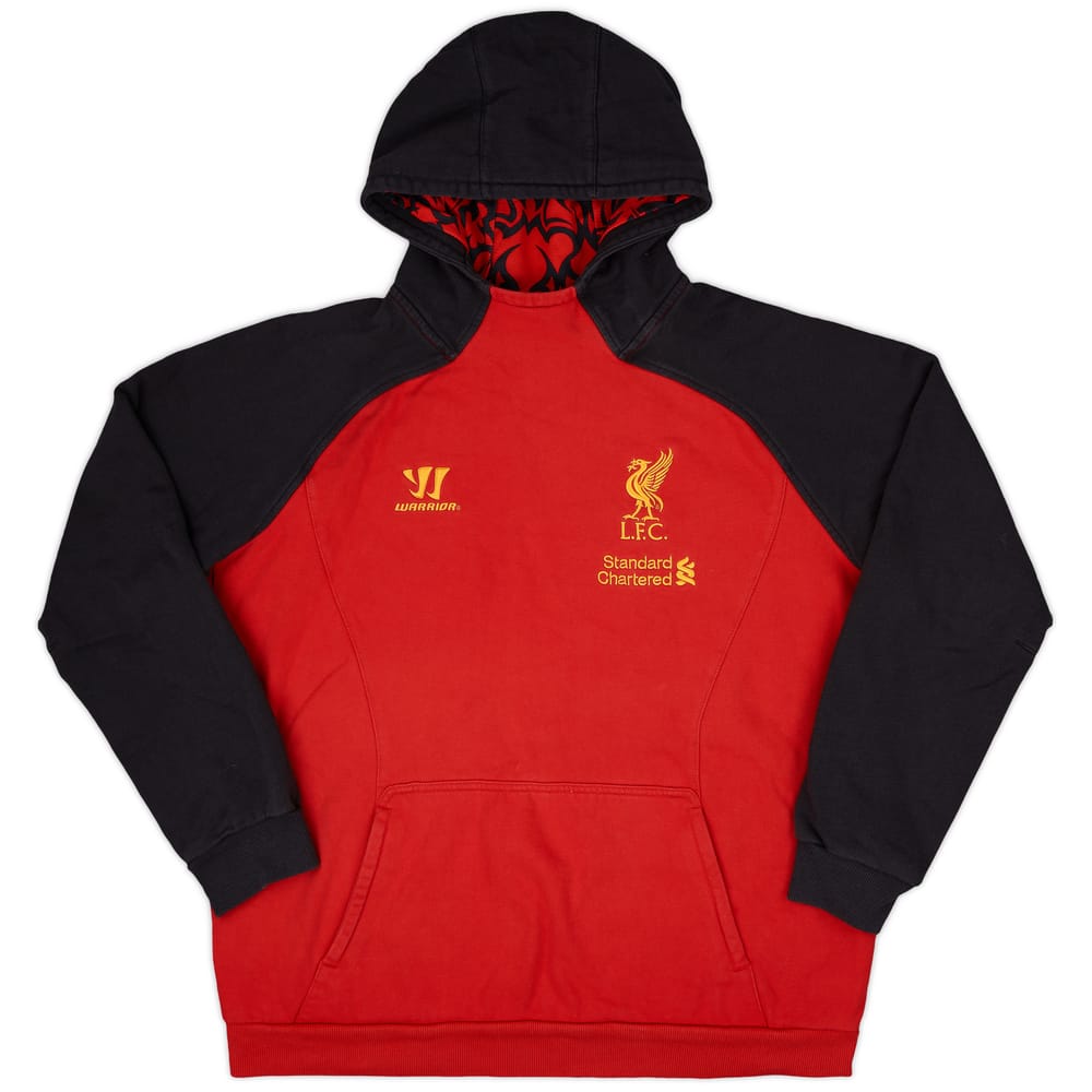 2012-13 Liverpool Warrior Hooded Sweat Top - 8/10 - (XL)