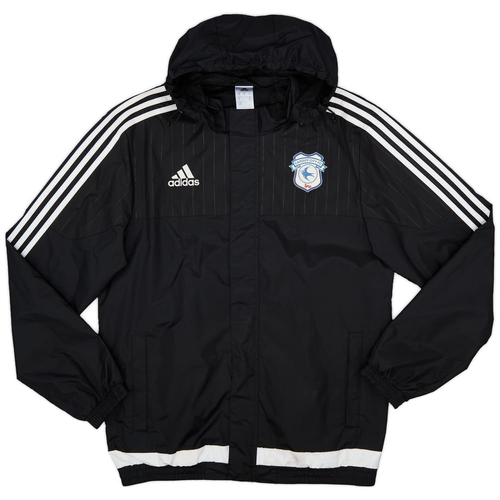 2016-17 Cardiff adidas Hooded Rain Jacket - 9/10 - (M)