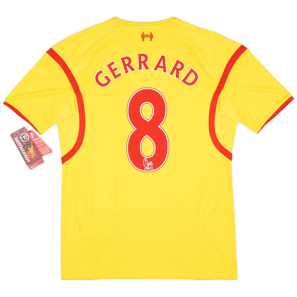 2014-15 Liverpool Away Shirt Gerrard #8 (S)