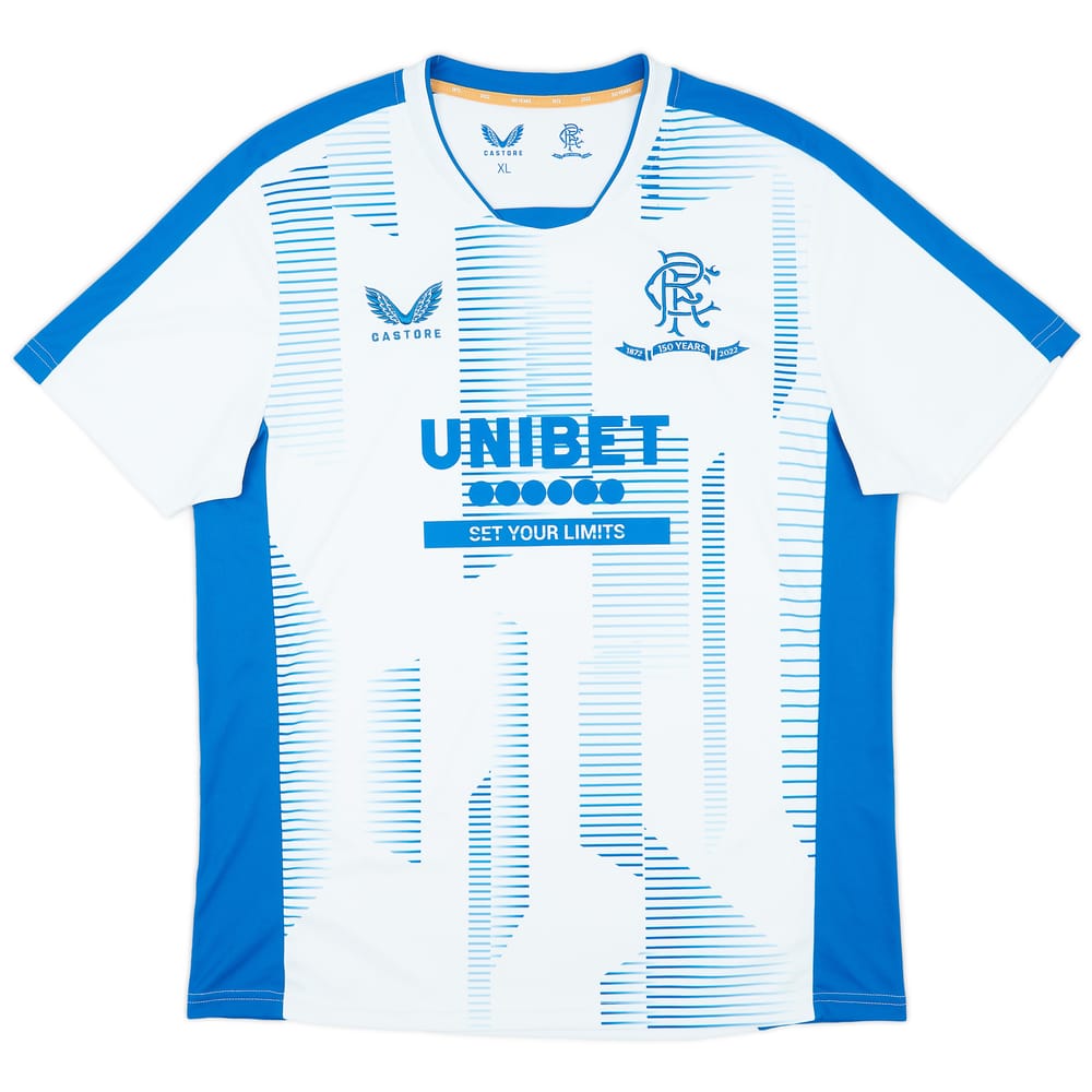 2021-22 Rangers Castore Training Shirt - 6/10 - (XL)