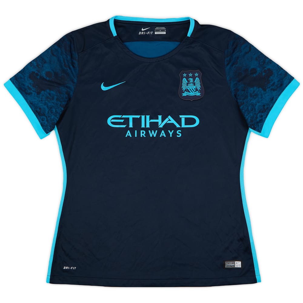 2015-16 Manchester City Away Shirt - 8/10 - (Women's L)