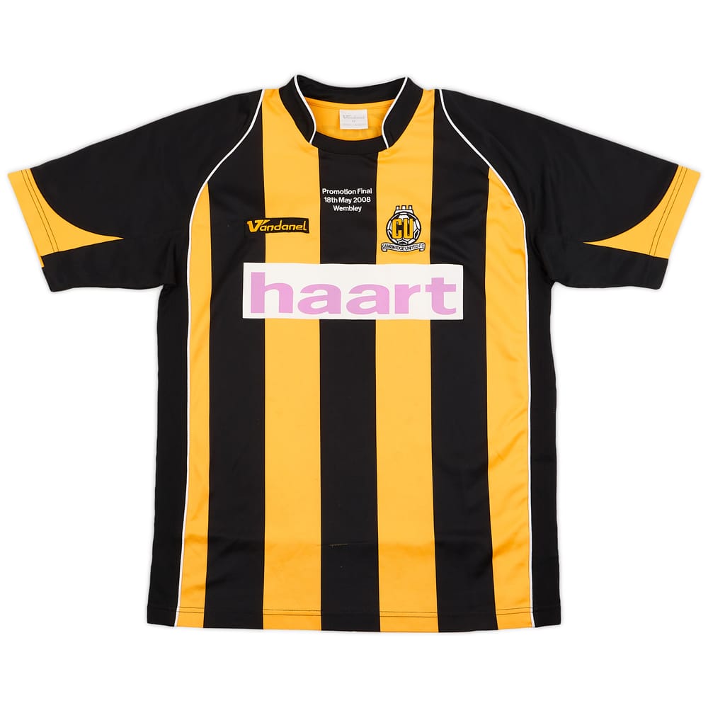 2007-08 Cambridge United Home Shirt - 7/10 - (M)