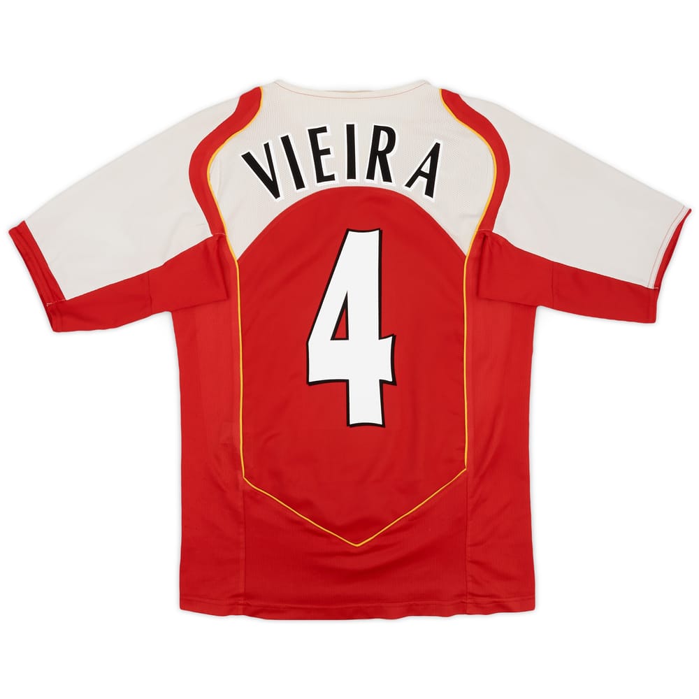 2004-05 Arsenal Home Shirt Vieira #4 - 6/10 - (S)