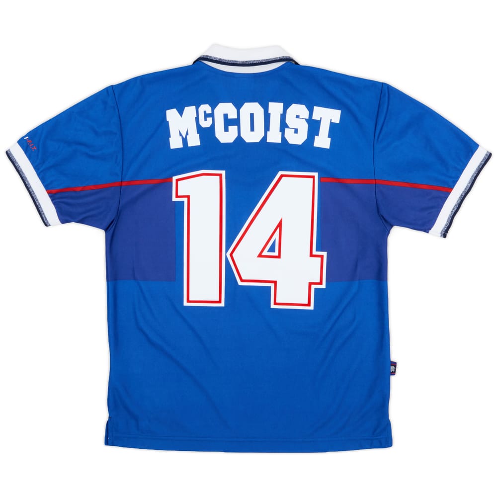1997-99 Rangers Home Shirt McCoist #14 - 9/10 - (S)