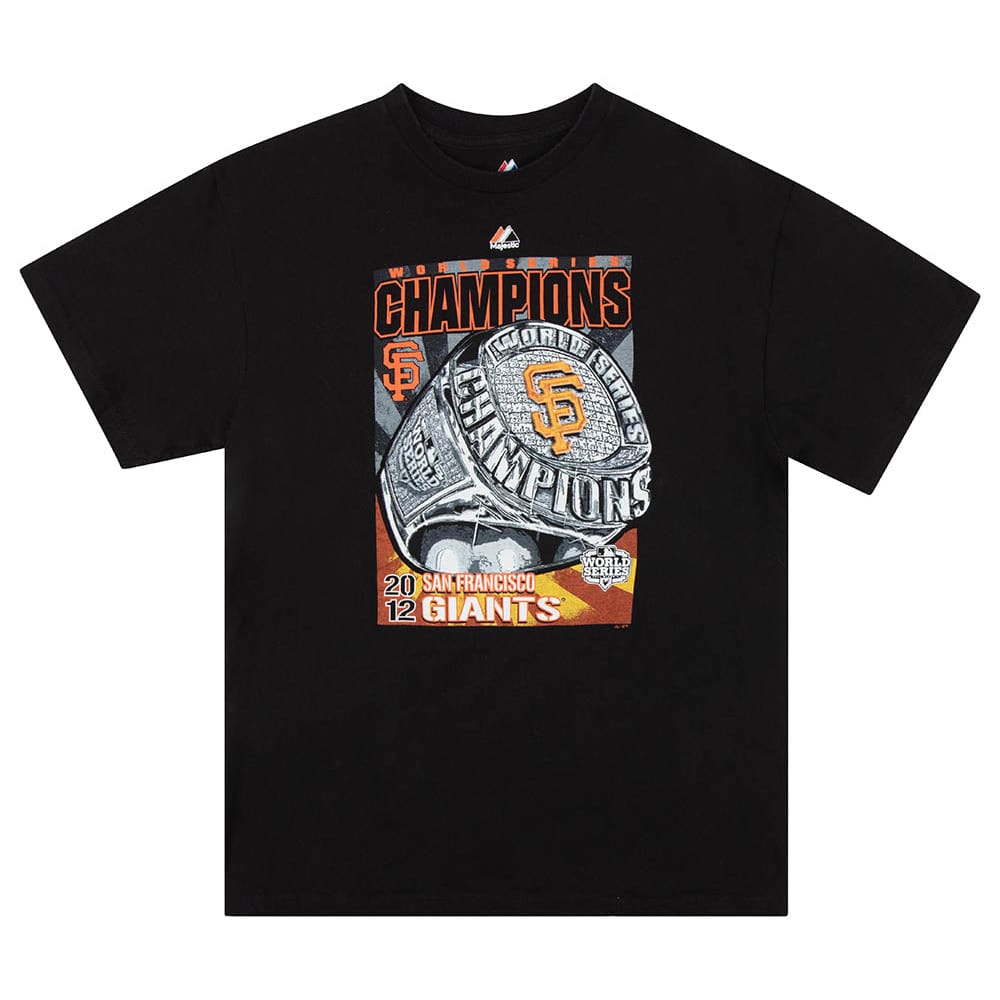 2012 San Francisco Giants World Series Champions Majestic Graphic Tee L