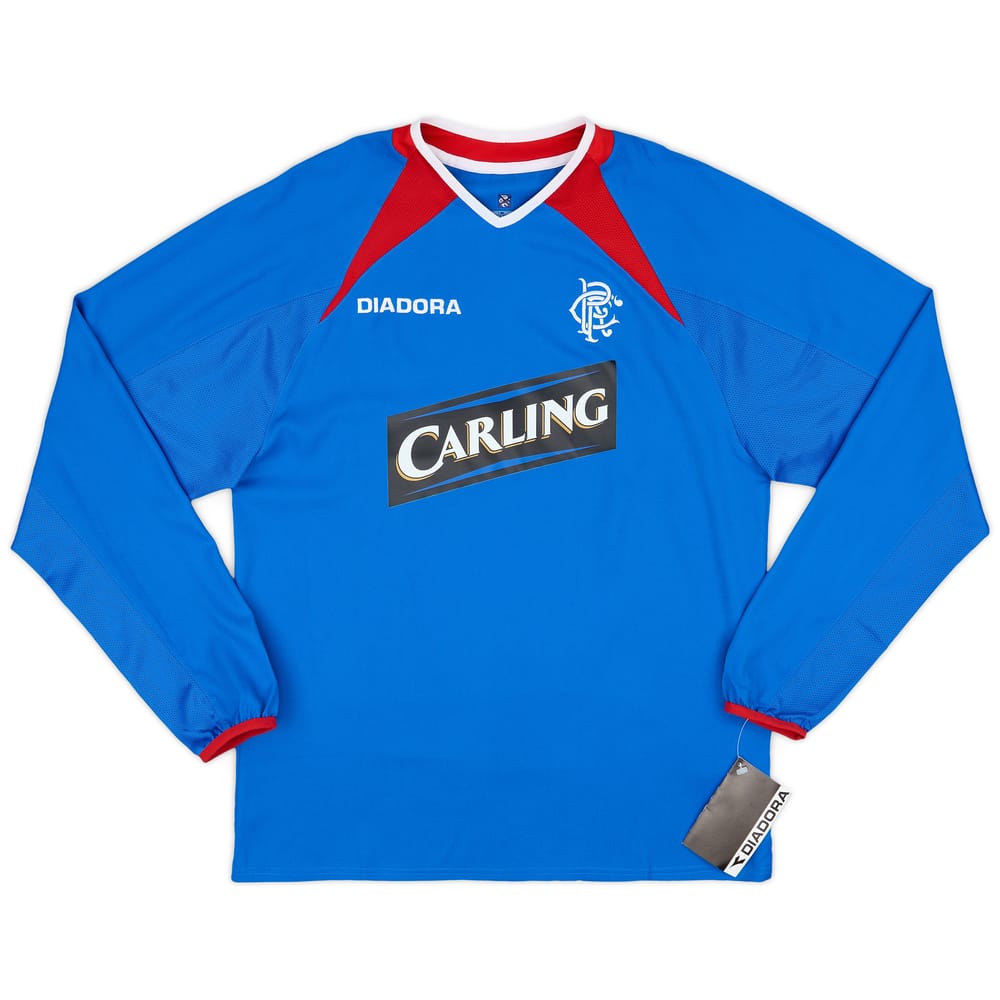 2003-05 Rangers Home L/S Shirt (S)