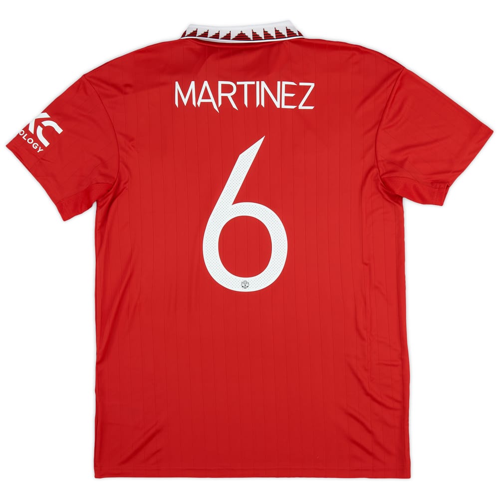 2022-23 Manchester United Home Shirt Martinez #6