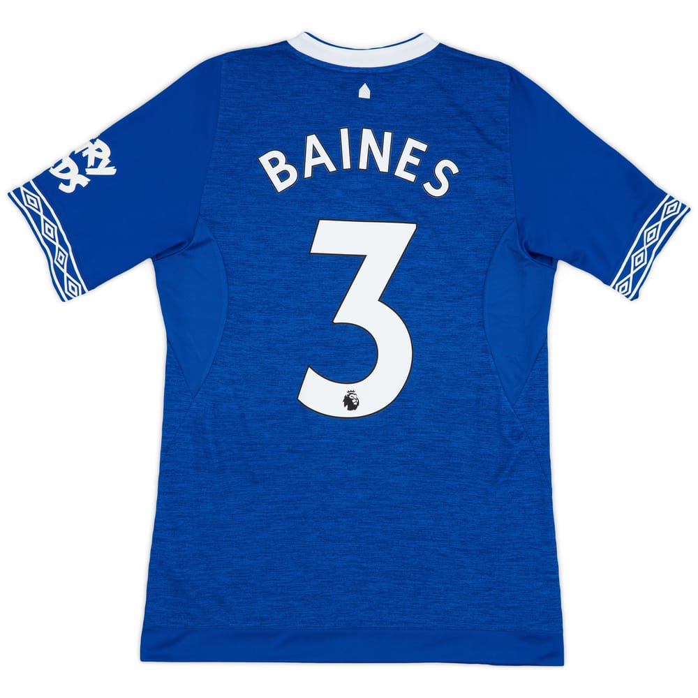 2018-19 Everton Home Shirt Baines #3 - 10/10 - (S)