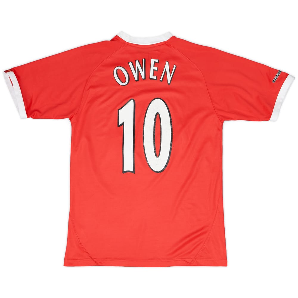 2001-03 Liverpool CL Shirt Owen #10 - 5/10 - (S)