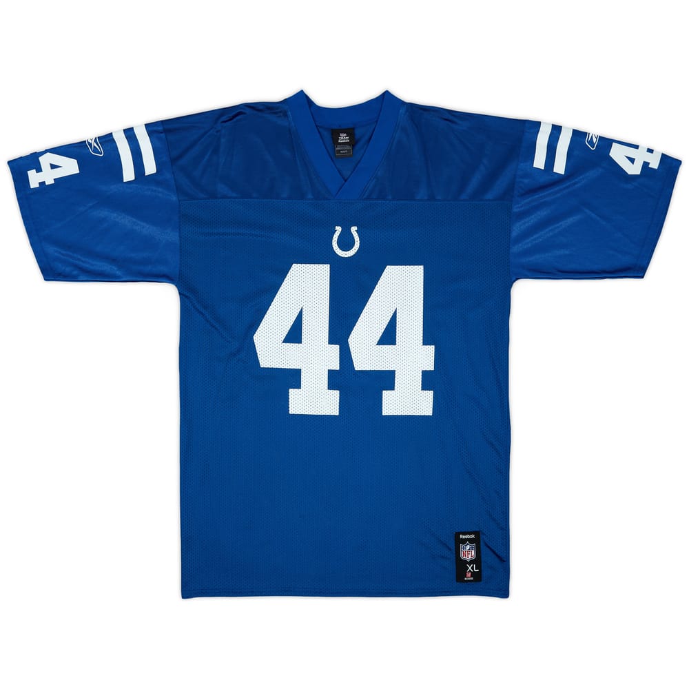 2008-11 Indianapolis Colts Clark #44 Reebok Replica Home Jersey - 9/10 - (XL)