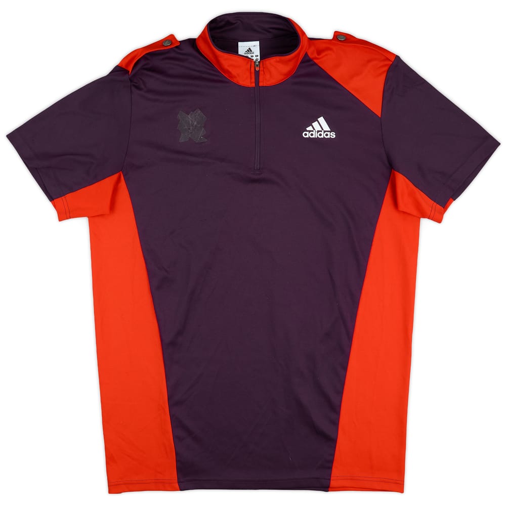 2012 Team GB adidas 1/4 Zip Training Shirt - 4/10 - (L)