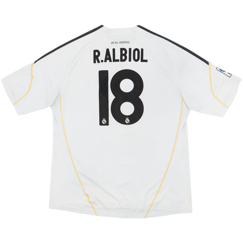 2009-10 Real Madrid Home Shirt R.Albiol #18 - 4/10 - (XXL)